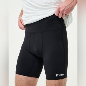 Forme Men's Black Performance Compression Shorts